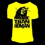 Bob Marley More Than Human Tee Yellow