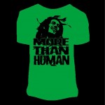 Bob Marley More Than Human Tee Green