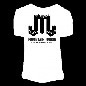 mountain junkie logo bw